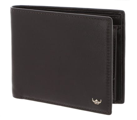 Golden Head Leren portemonnee Dublin RFID Protect Scheintasche 1164 Braun donkerbruin