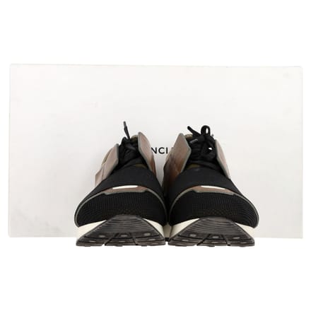 Balenciaga Race Runner Sneakers in Multicolor Leer en Suède