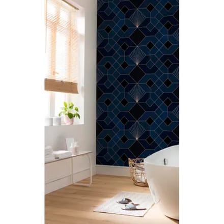 Coquilles Fotobehang Nuit - Blauw - 2,80m X 150cm