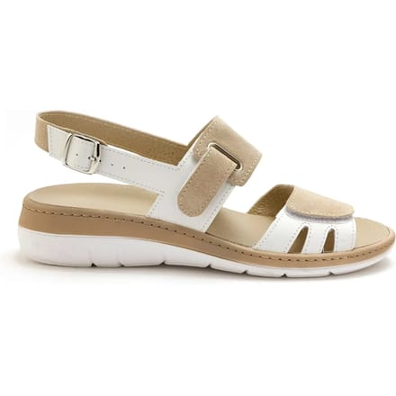 Vrouwen sandalen met klittenband Pédiconfort