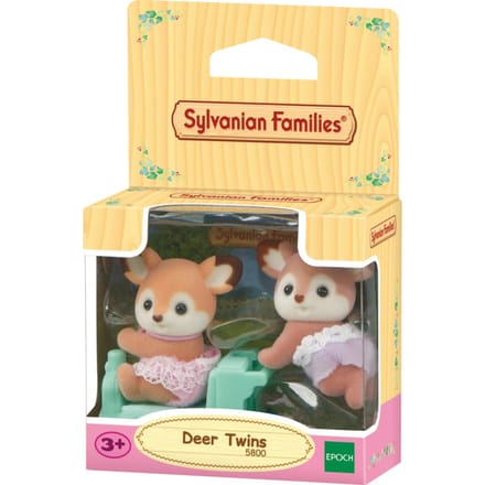 Sylvanian Families 5800 Tweeling herten- 2 fluweelzachte speelfiguren