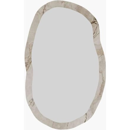 Asir - Spiegel - 52 x 2,2 x 86 cm - Efeze en Marmer