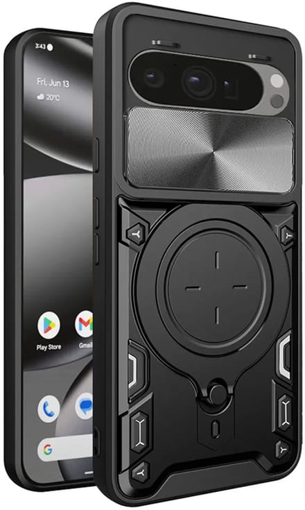 Hoesje geschikt voor Google Pixel 10 Pro XL - Techsuit CamGuard Pro Back Cover - Zwart