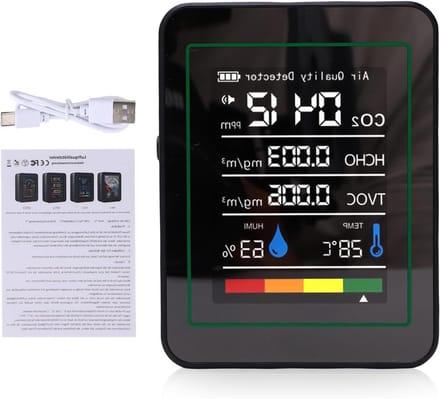 Co2 Meter - Koolstofdioxidemeter - Luchtskwaliteitsmeter - Huiskamer