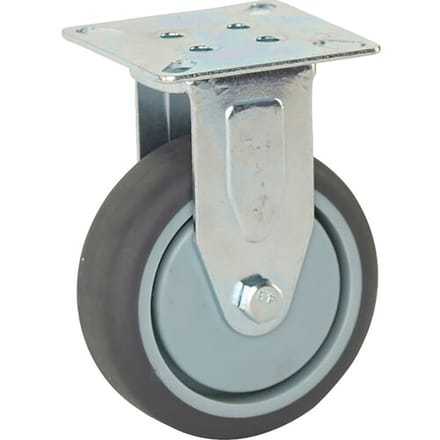 Meso Bokwiel TP-rubber 75mm - 70kg draagvermogen*