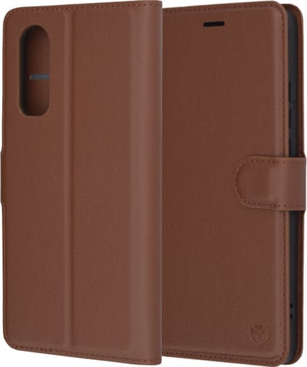 Hoesje geschikt voor OnePlus Nord CE 4 Lite - Techsuit Leather Folio Book Wallet Case - Bruin