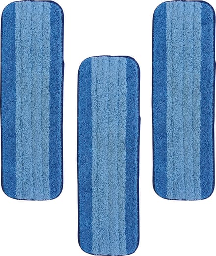 Bona Microfiber Cleaning Pad - Microvezel Reinigingspad - Vervangingsdoek - 42 CM - 500 x Wasbaar - 3 Stuks