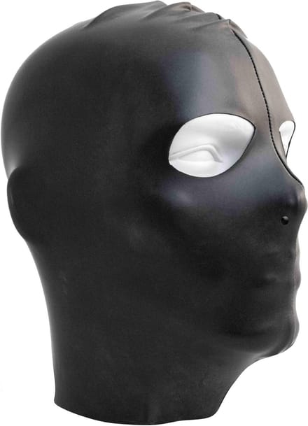 Mister B - datex masker open ogen - zwart