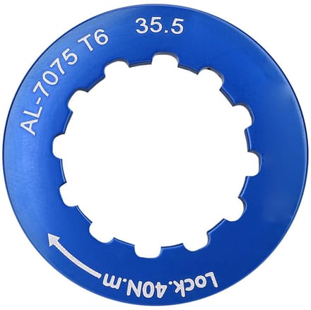 Cassetteborgring voor 7-11 versnellingen mountainbike, blauw