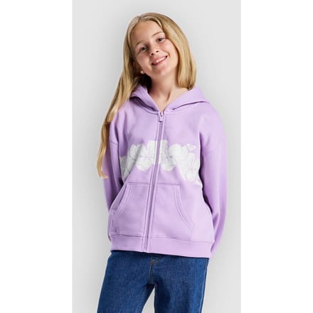 Roxy Midnight Hike Bruhsed Rg Sweatshirt Met Rits Paars 16 Years Meisje