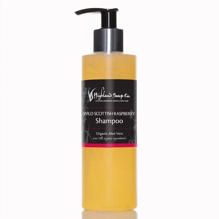 Biologische Shampoo 250ml - Wild Scottish Raspberry - Highland Soap Company