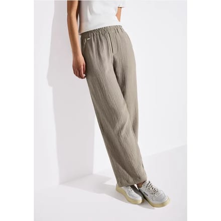 Wide Legs mousseline broek