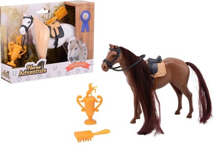 Paarden speelset haren borstelen 27706