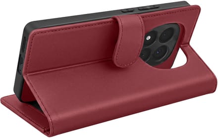 Mayaxess, Hoesje Geschikt Voor Redmi Note 15 Wallet 2 in 1 Uitneembaar, Bordeaux