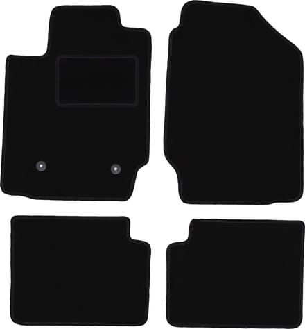 Zwarte veloursmatten voor: Toyota Matrix hatchback (2002-2010)