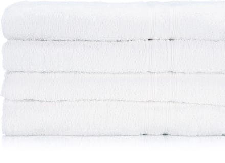 Treb Horecalinnen Baddoeken 3 Stuks Wit 50x100cm - Treb ADH