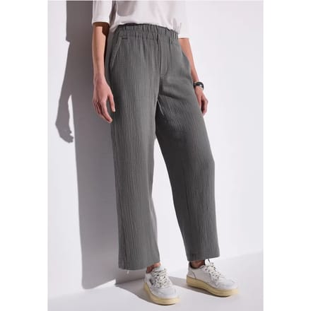 Wide Legs mousseline broek