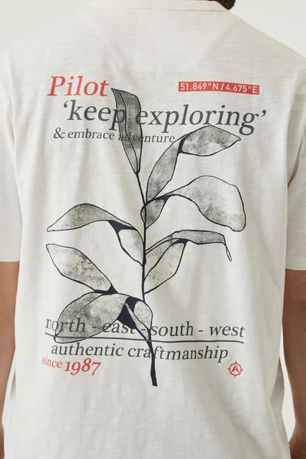 Pilot t-shirt wit