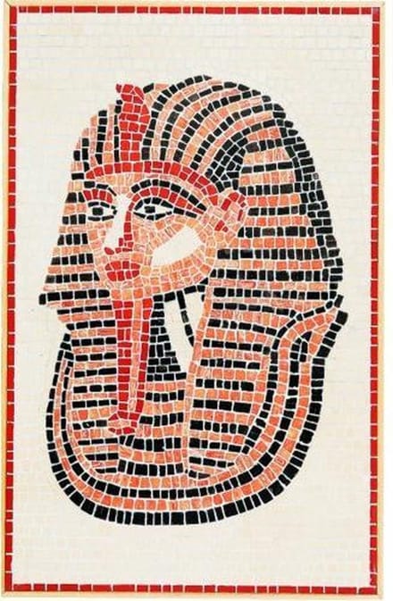 Mozaïek Toetankhamon- Steen