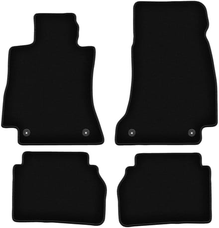 BASIC zwarte velours matten voor: Mercedes CLS C257 sedan (2018-)