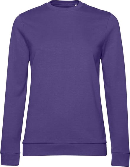B&C Dames/dames Set-in Sweatshirt (Stralend paars)