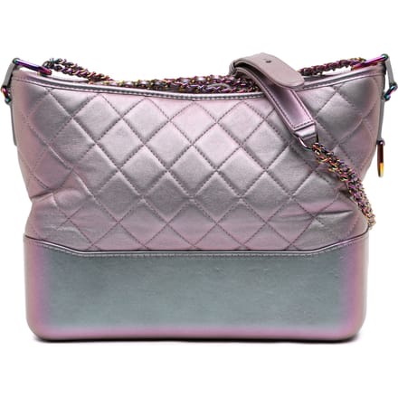 Tweedehands Medium Iriserend Kalfsleer Gabrielle Crossbody