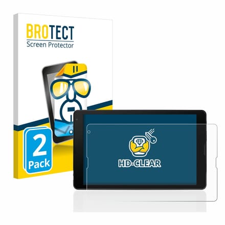 BROTECT - Screenprotector voor MEDION Tablet E10421 10,1" - Folie Beschermfolie transparant 2 Stuks