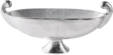Michael Noll - Ovale schaal - Aluminium - zilverkleurig - 51 cm