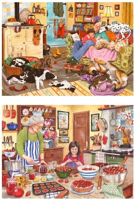 Heart of the Home Puzzel 2x500 XL Stukjes