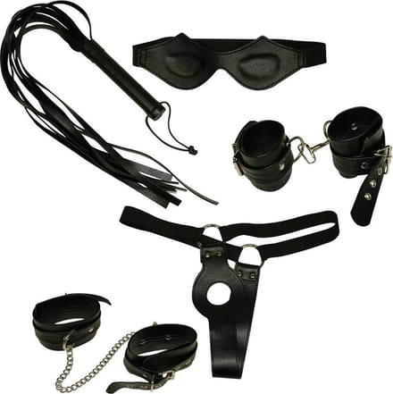 Bad Kitty – Extreme Bondage Kit voor Hem en voor Haar 5 Delig - Zwart