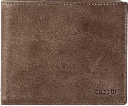 Bugatti Volo portemonnee leer 12 cm - Jongens - Horizontaal - braun