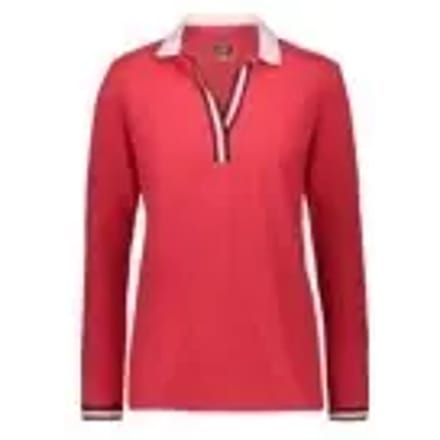 Cmp 39d4816 Lange Mouw Poloshirt Rood M Vrouw
