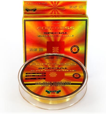 Vislijn Monofilament - Forelsnoer Speciale - Vissen Forel - Hoge Treksterkte - 135 Meter 0.18mm - Geel