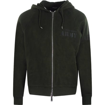 Dsquared2 Army Logo Militaire Groene Hoodie
