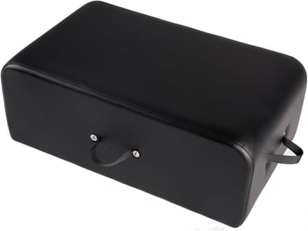 Pilates Zitbox - Training Accessoire - Pilates Training - Opgevuld Gestoffeerd - 67x42x24 cm - Zwart