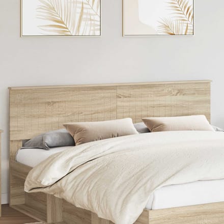 vidaXL Hoofdbord Sonoma Eiken Bewerkt hout