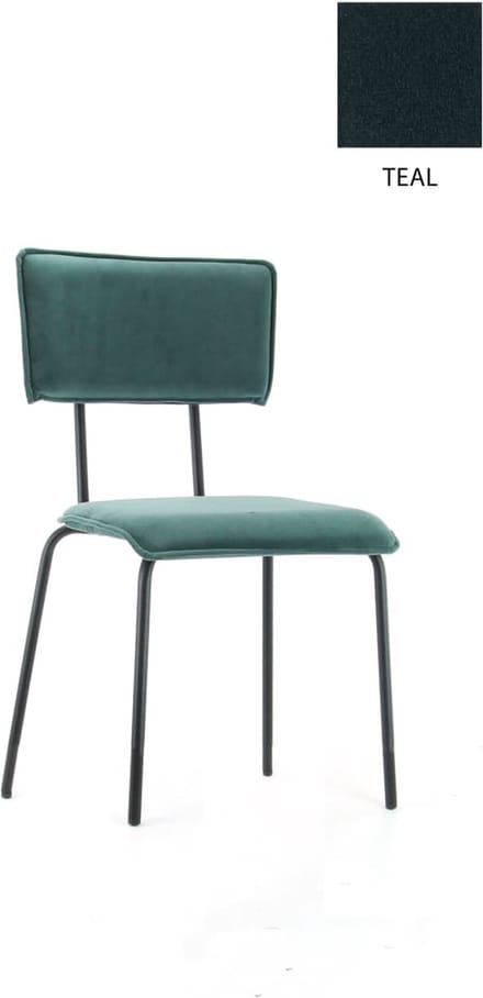 Workliving Eetkamerstoel Bo - Velvet Earth Teal