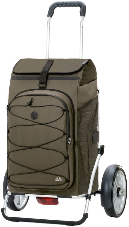 Andersen Shopper Royal Shopper Plus Fado Winkelwagen 70 cm - 60 L - olive