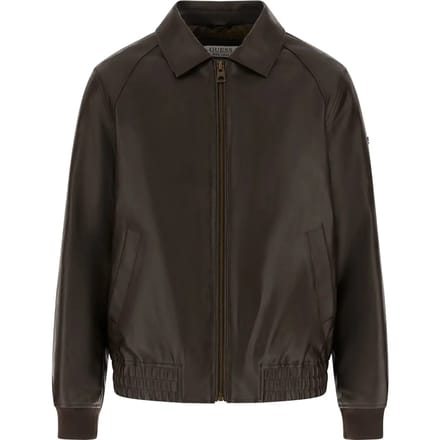 Leren pilotenjack Guess