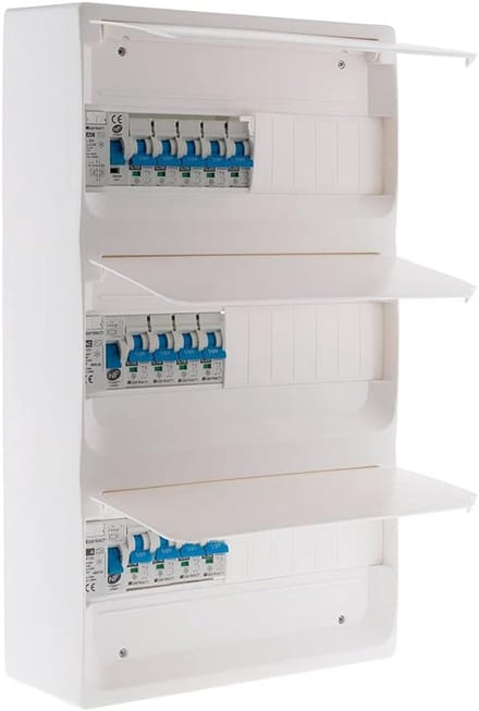 Schakelkast Set - Groepenkast Modules - Thuis Installatie - GTL Compatibel - 39 Modules - Wit