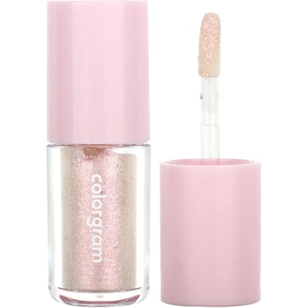 Colorgram, Milk Bling Shadow, 14 cool pink ending, 3.2g (0.11oz) white