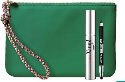 Pupa Vamp! Extreme Makeup Set 12.8 ml - Mascara #010 Vamp! 12ml / Multiplay Pen #09 Deep Black 0,8gr/Bag