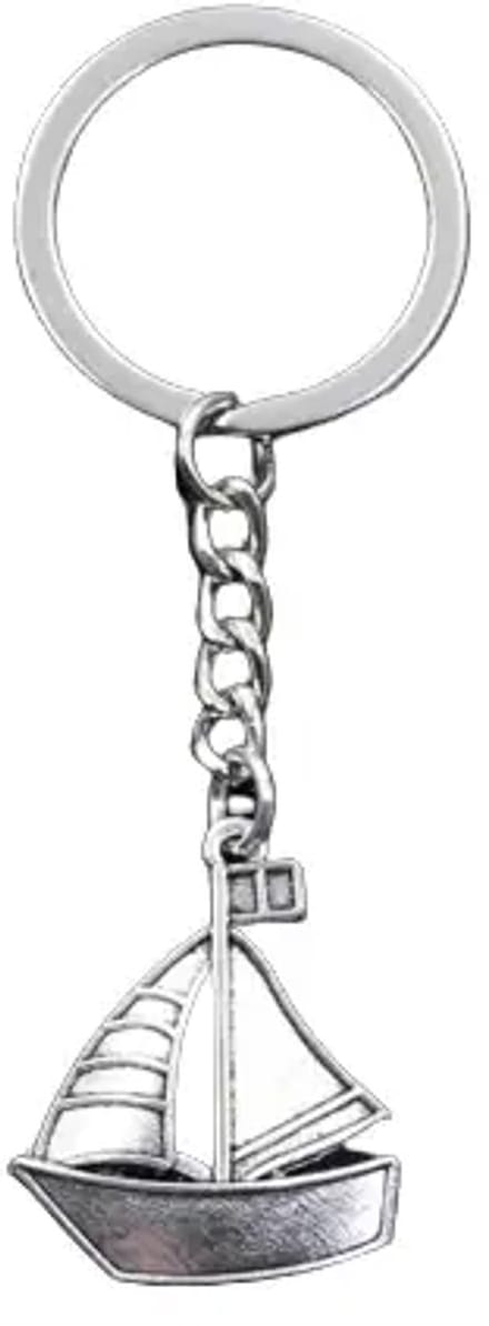 Go Go Gadget - Sleutelhanger - RVS - Zeilboot - 1 stuk - Zilver