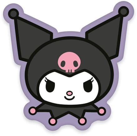 Herding Sanrio Pillow Kuromi Face 36 cm Kussens