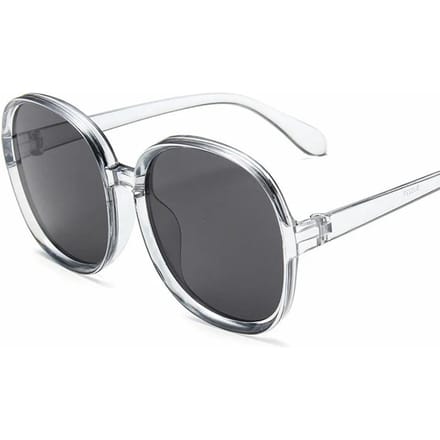 Ronde Frame Zonnebril Dames Retro Bruin Zwart Oversized Dames Zonnebril Vrouwen Mode Buiten Rijden gray