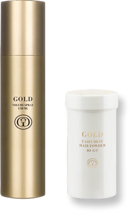 Gold Fairy Dust Haarpoeder 10g + Volume Spray 150ml – Extra Volume, Textuur & Langdurige Fixatie