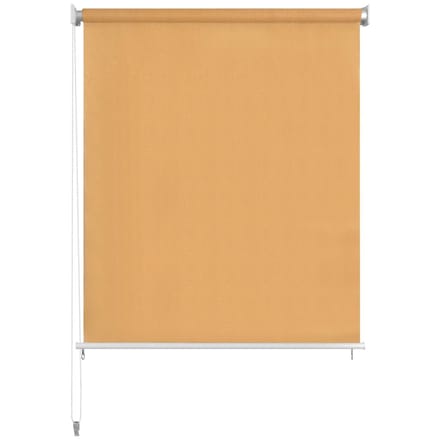 vidaXL - Rolgordijn - voor - buiten - 145(B)x230(H) - cm - beige