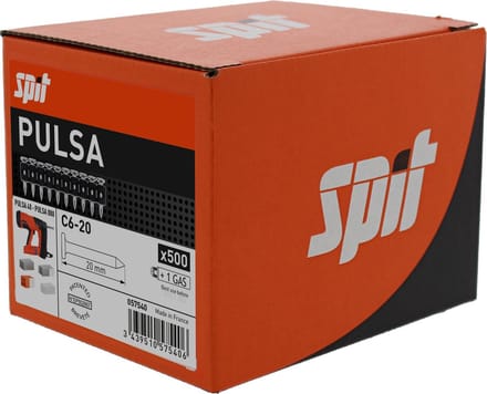 Spit nagel C 6/20 mm met drijfstof Spit Pulsa-8 057540 - 500 Stuks