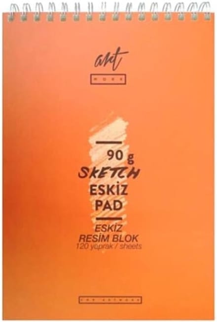 Schetsblok - Tekenen Papier - Creatief Ontwerp - Spiraalbinding Boven - A5 120 Vellen