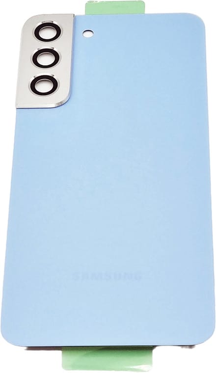 Achterkant Geschikt voor Samsung Galaxy S22 – Premium – Lichtblauw